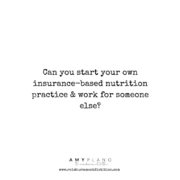 insurance-based nutrition practice
