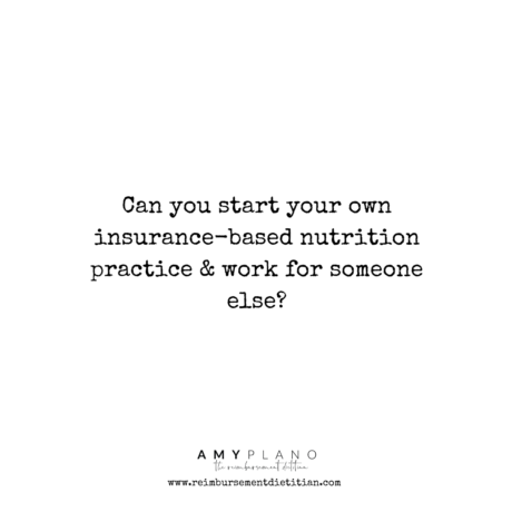insurance-based nutrition practice