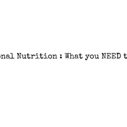 functional nutrition