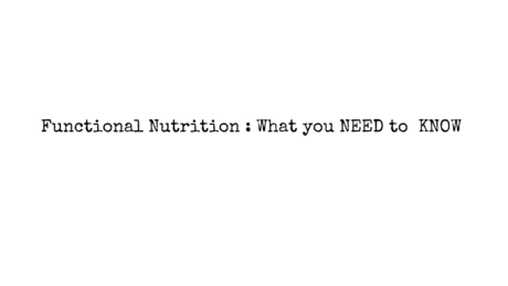 functional nutrition
