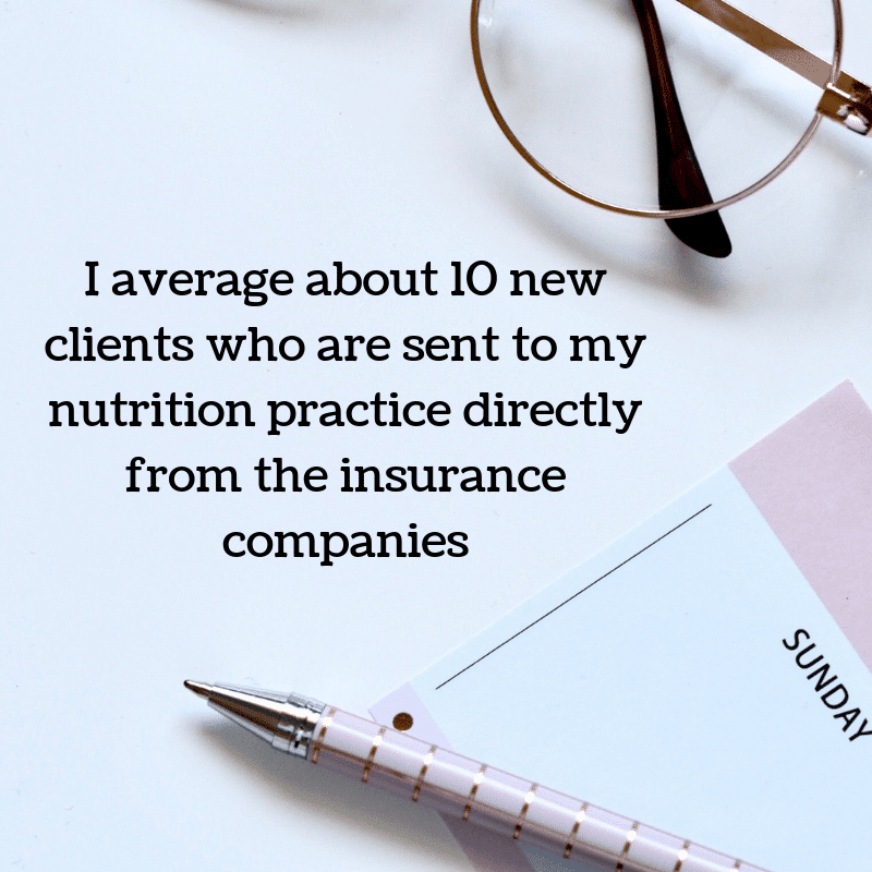 accepting health insurance in your nutrition private practice 